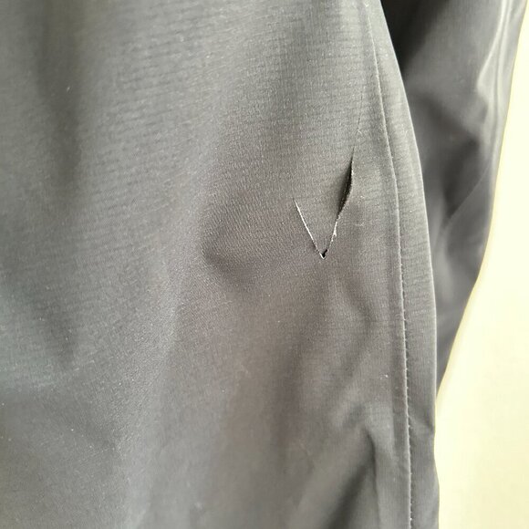 Nike Jacket NikeLab Collection Oversize Black Rain Coat Parka AV8282 - Picture 9 of 15